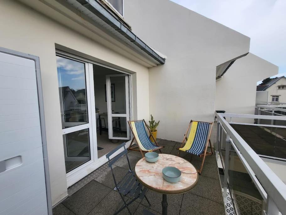 Studio "La Parenthese", A 50 Metres De La Plage Saint-Quay-Portrieux Esterno foto